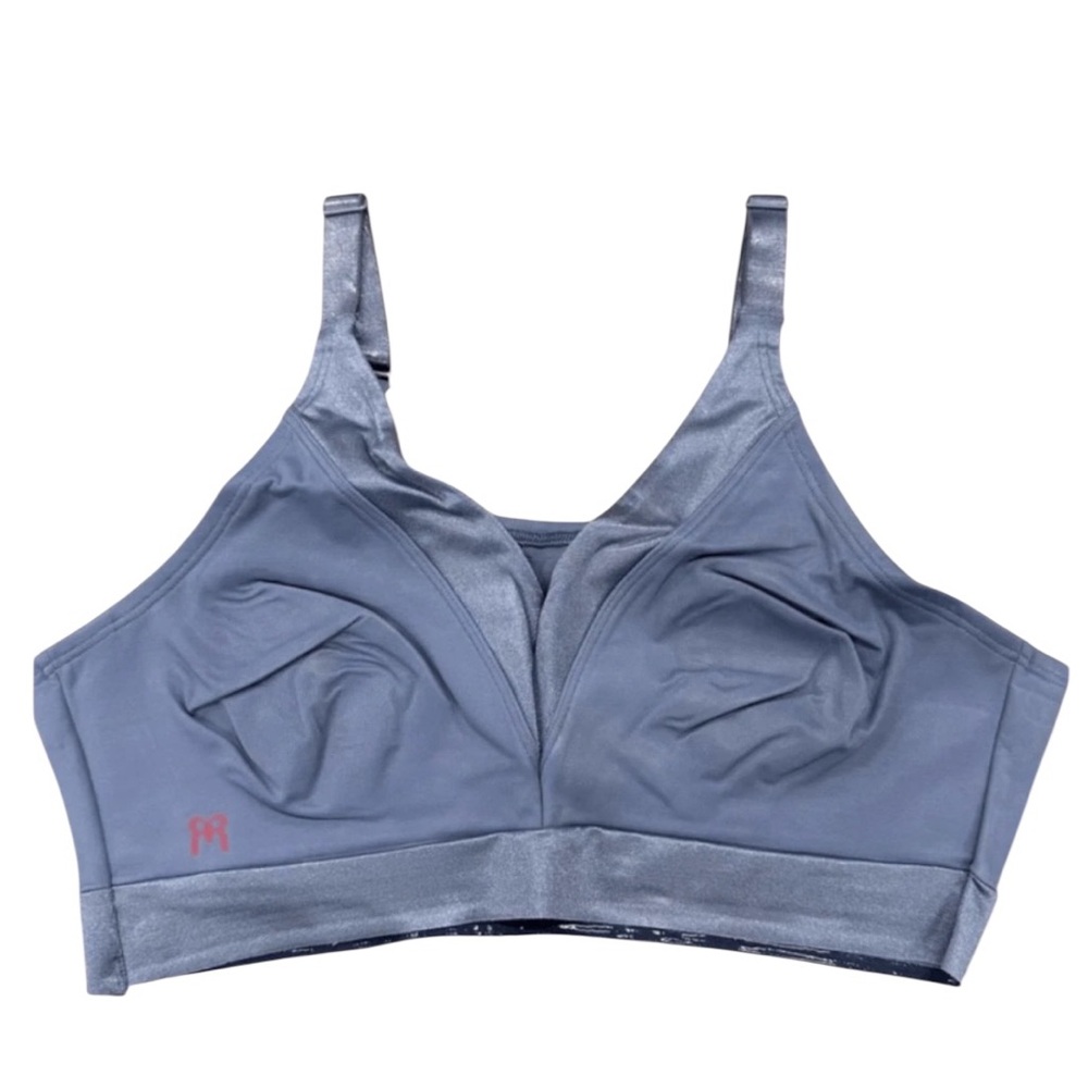 Ruby Ribbon 3060 Athena Wireless Demiette  Pullover Bralette Size 32 Blue NEW